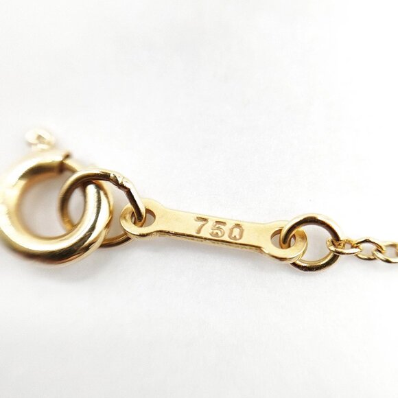 Authentic Tiffany and Co. Necklace By the yard Peretti Natural Diamond mn650-111 - Picture 7 of 10